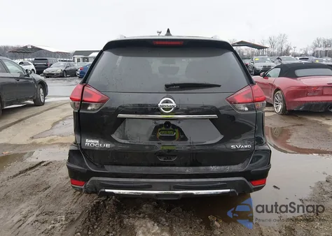 2017 Nissan Rogue Sv z USA, uszkodzony, nr VIN KNMAT2MVXHP609287